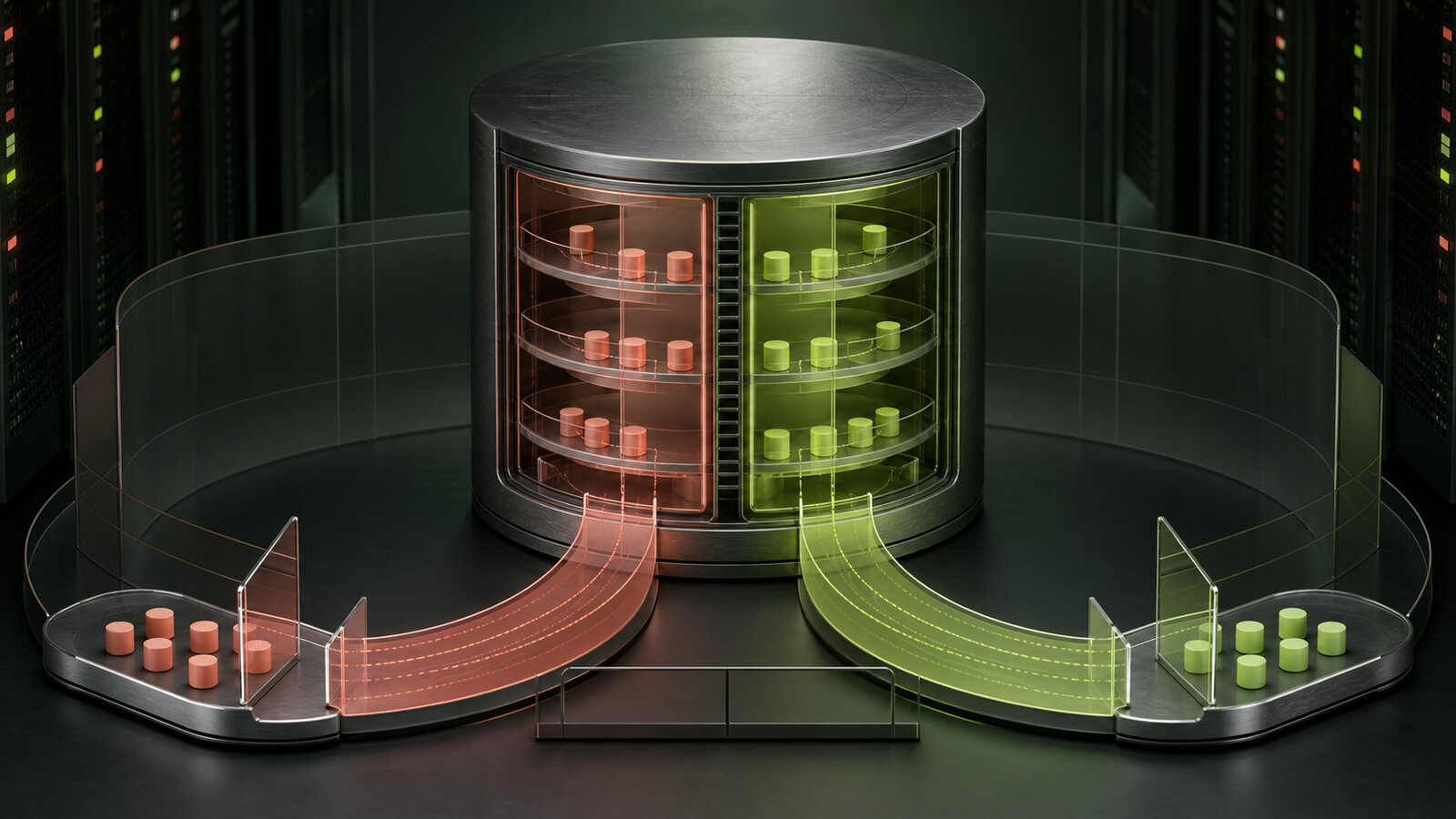 One database cabinet with two clearly separated lanes of durable workflow work
